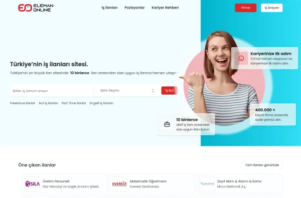 elemanonline.com.tr masaüstü ekran görüntüsü
