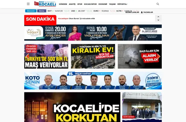 mavikocaeli.com.tr masaüstü ekran görüntüsü