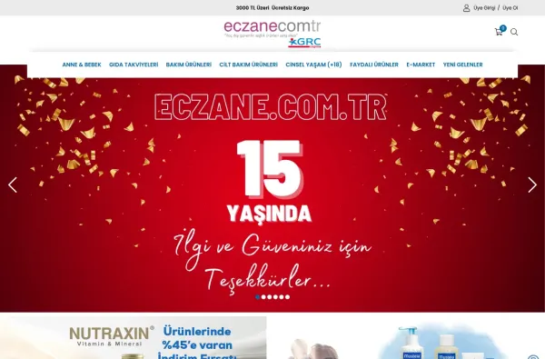 eczane.com.tr masaüstü ekran görüntüsü