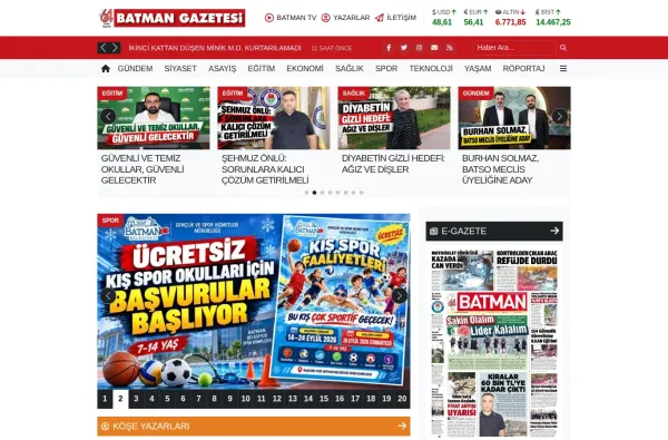 batmangazetesi.com.tr masaüstü ekran görüntüsü