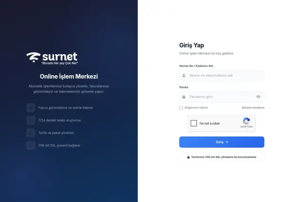 surnet.tr masaüstü ekran görüntüsü