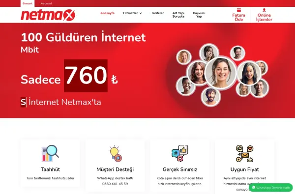 netmax.com.tr masaüstü ekran görüntüsü