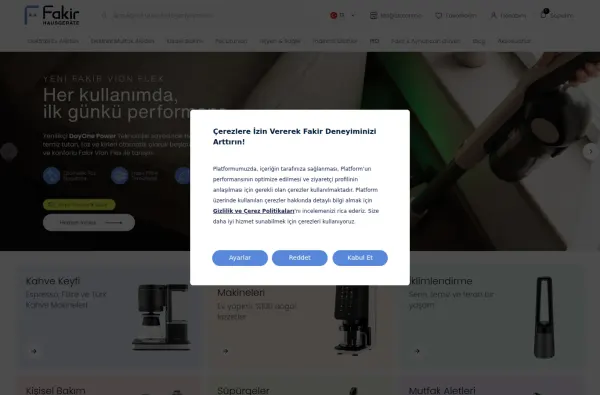 fakir.com.tr masaüstü ekran görüntüsü