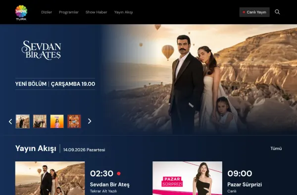 showturk.com.tr masaüstü ekran görüntüsü