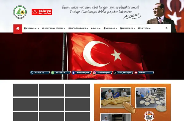 bolu.bel.tr masaüstü ekran görüntüsü