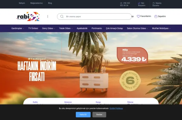 rabimobilya.com.tr masaüstü ekran görüntüsü