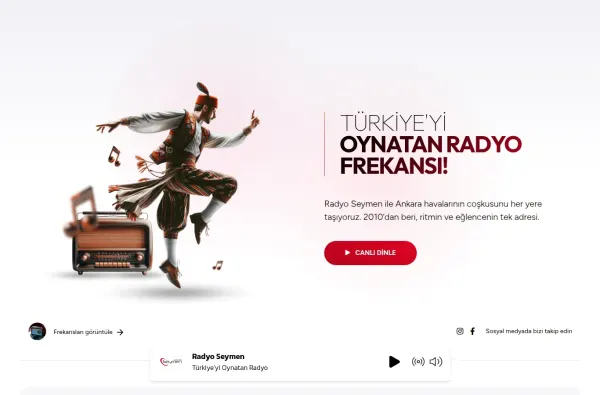 radyoseymen.com.tr masaüstü ekran görüntüsü
