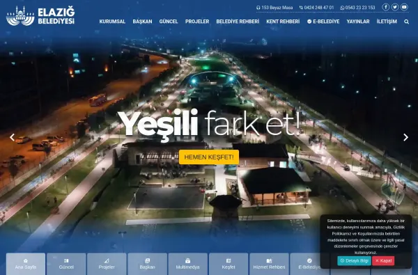 elazig.bel.tr masaüstü ekran görüntüsü