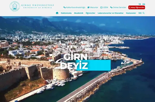 kyrenia.edu.tr masaüstü ekran görüntüsü